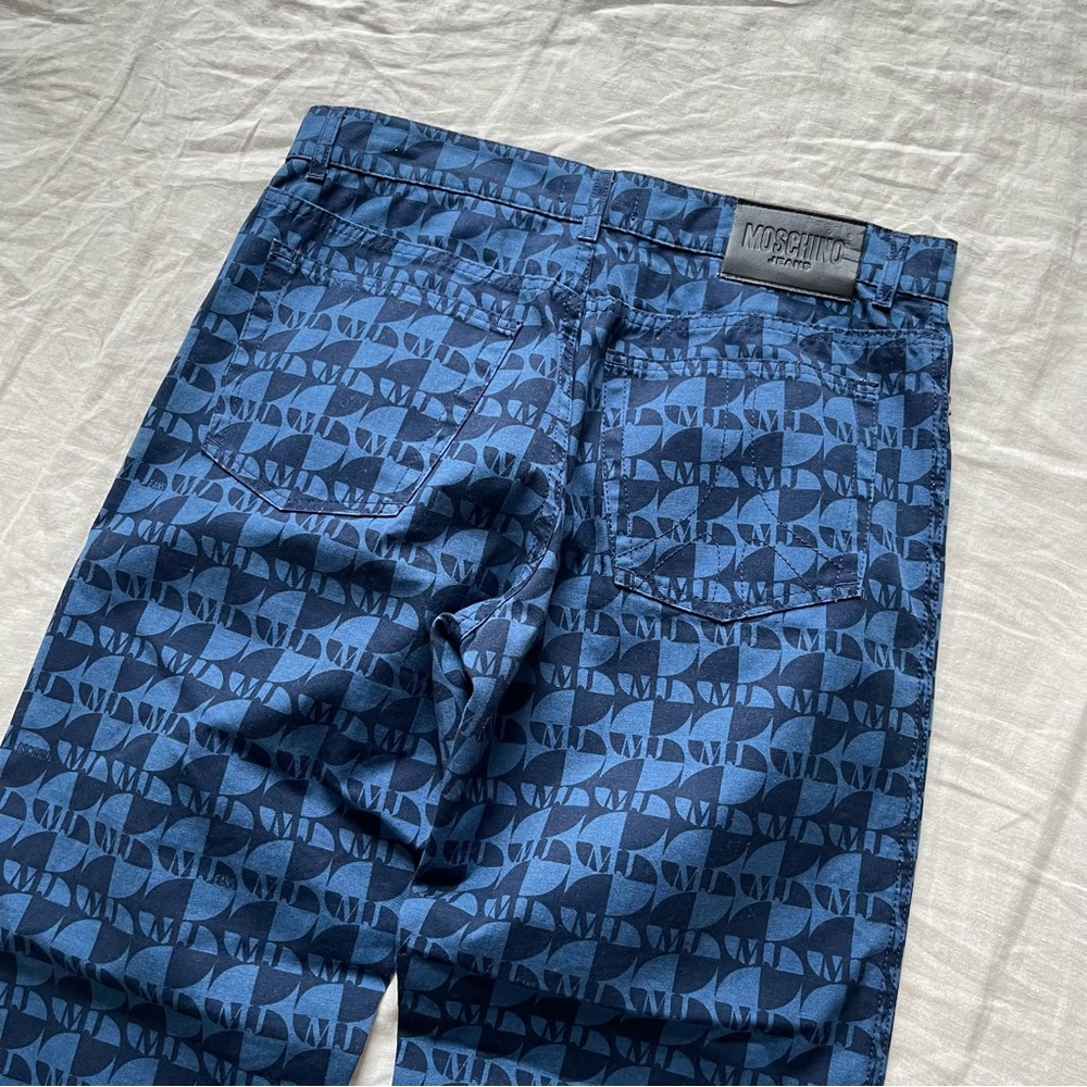 Moschino Jeans Logo Print Jeans - Picture 1 of 5
